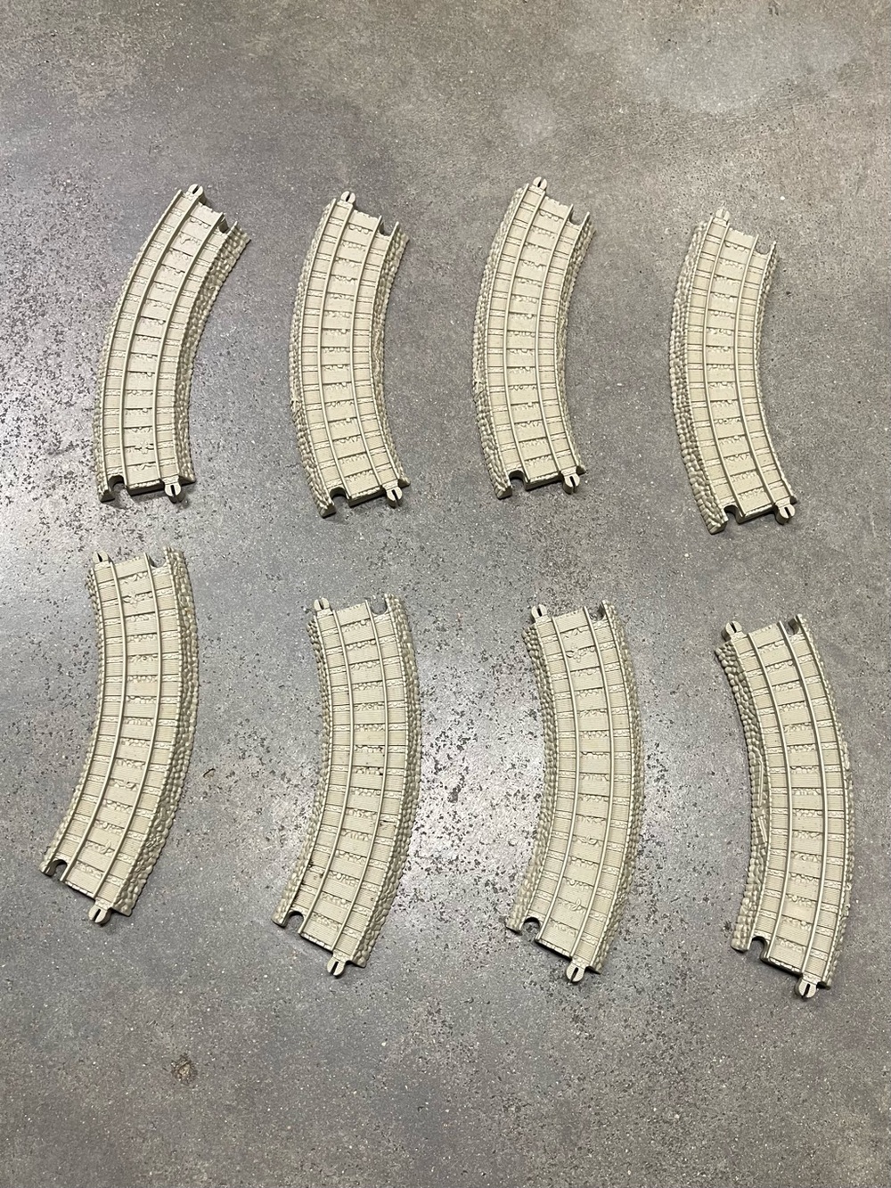 Thomas TrackMaster Beige Track Lot 8 Pieces